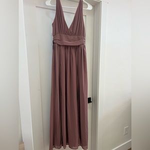 3 mauve long dress from Charlotte Russe